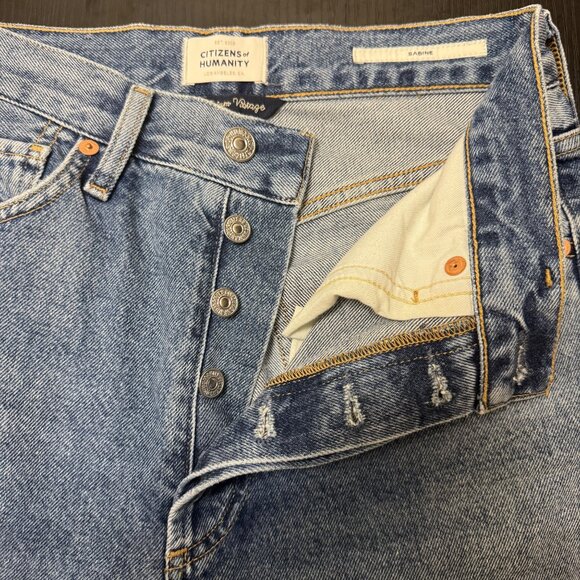 Citizens of Humanity Sabine Jeans Women's 25 High Rise Straight Denim 1966-769 - Picture 5 of 16